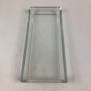 Clear Glass Appetizer Serving Rectangular Dish